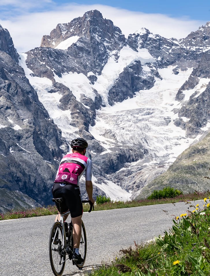 Stage cycliste en altitude