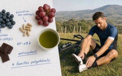 Polyphénols et récupération endurance : quercétine et myrtille